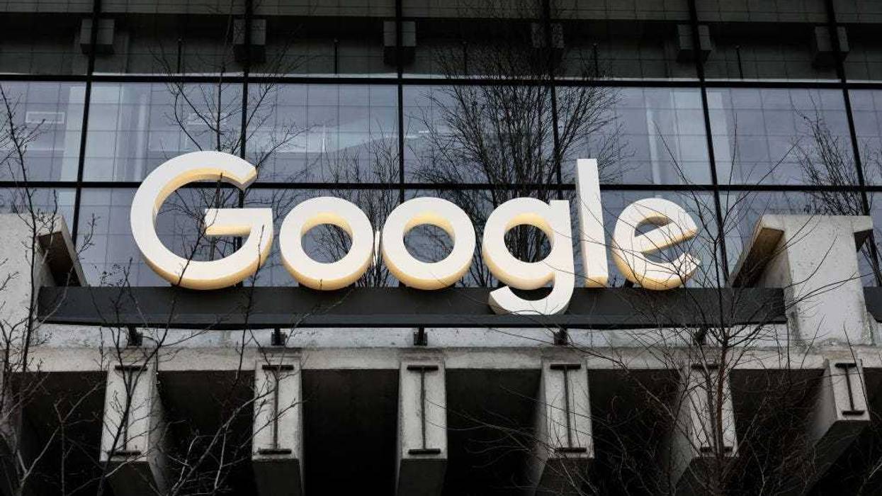 The exterior of the new headquarters of Google is seen at 550 Washington Street in Hudson Square on January 09, 2024 in New York City.