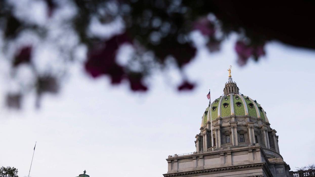 The exterior of the Pennsylvania Capitol in Harrisburg.