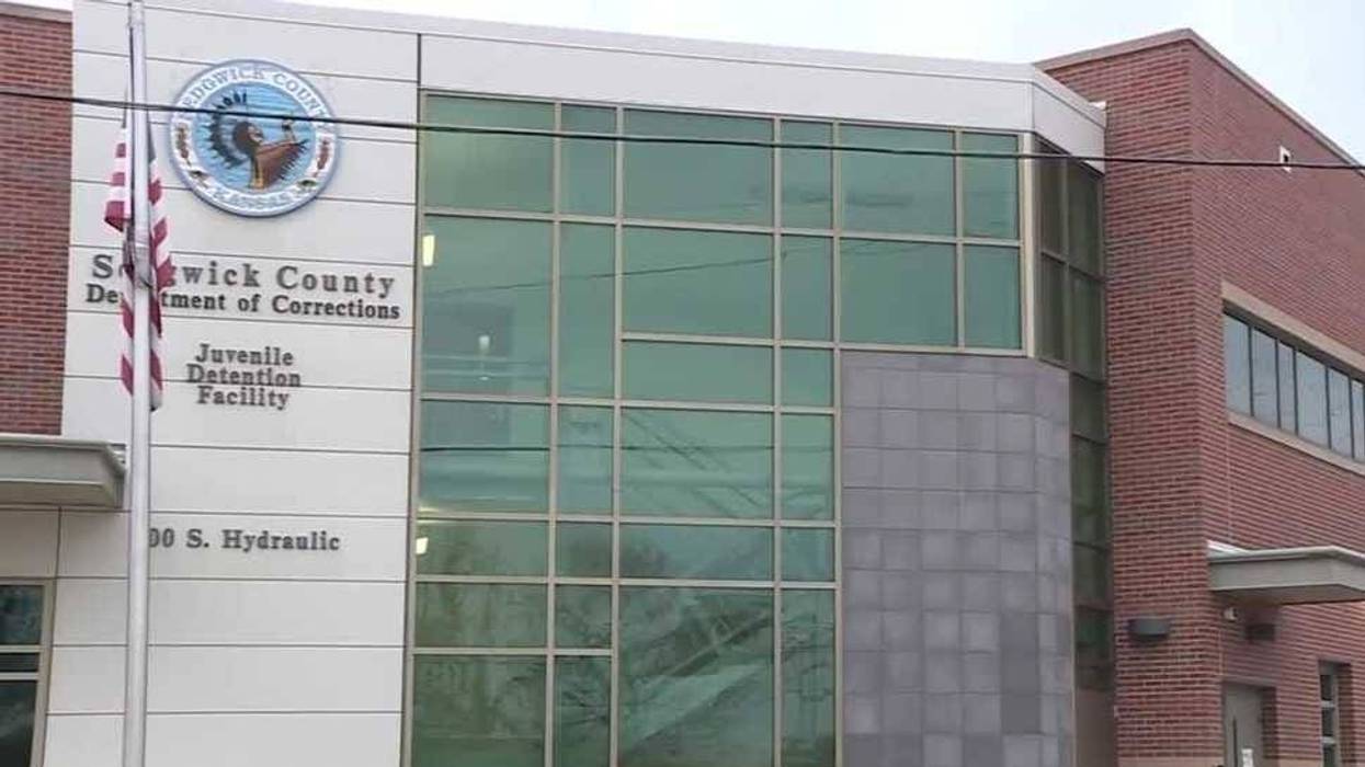 The exterior of the Sedgwick Co Juvenile Detention Facility