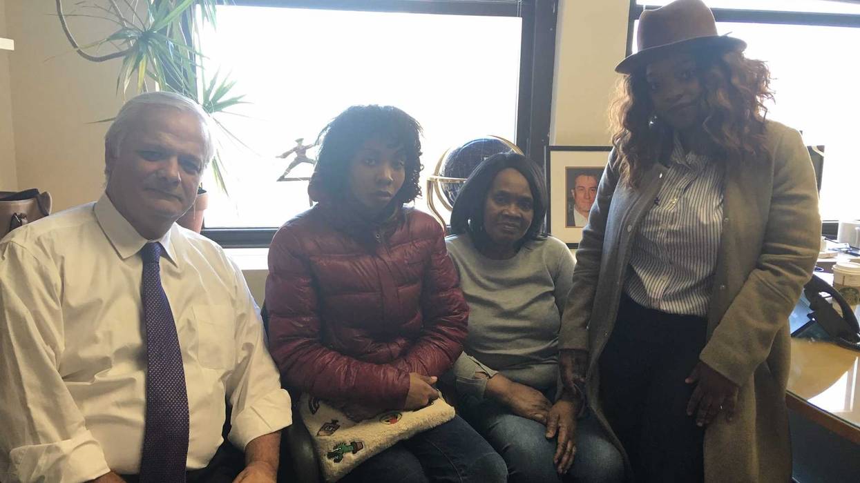 The family of Anthony Myrie