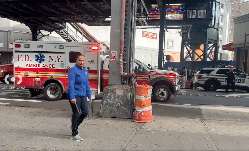 The FDNY and NYPD rushed to the scene but the victim did not survive