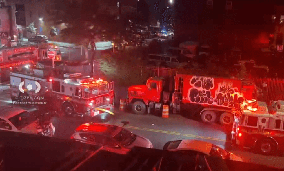 The FDNY put out the fires, and no injuries were reported