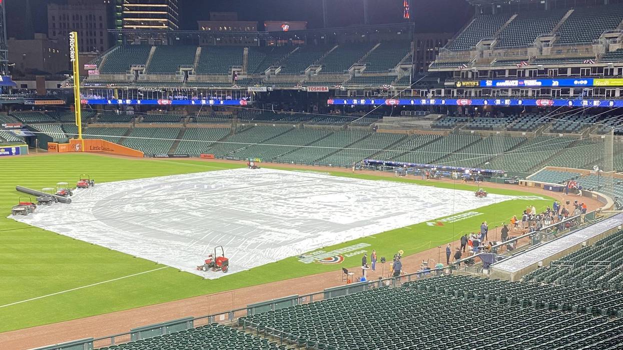 Tigers home opener at Comerica Park