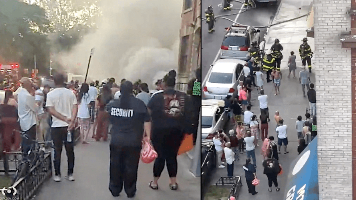 The fire broke out around daybreak in the Belmont section of the Bronx