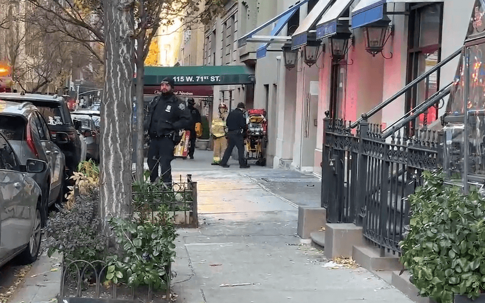 The fire broke out on the tenth floor of 115 West 71st St. at about 7:30 a.m.