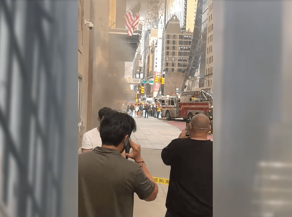 The fire was still active more than two hours after the first calls came in, the FDNY said