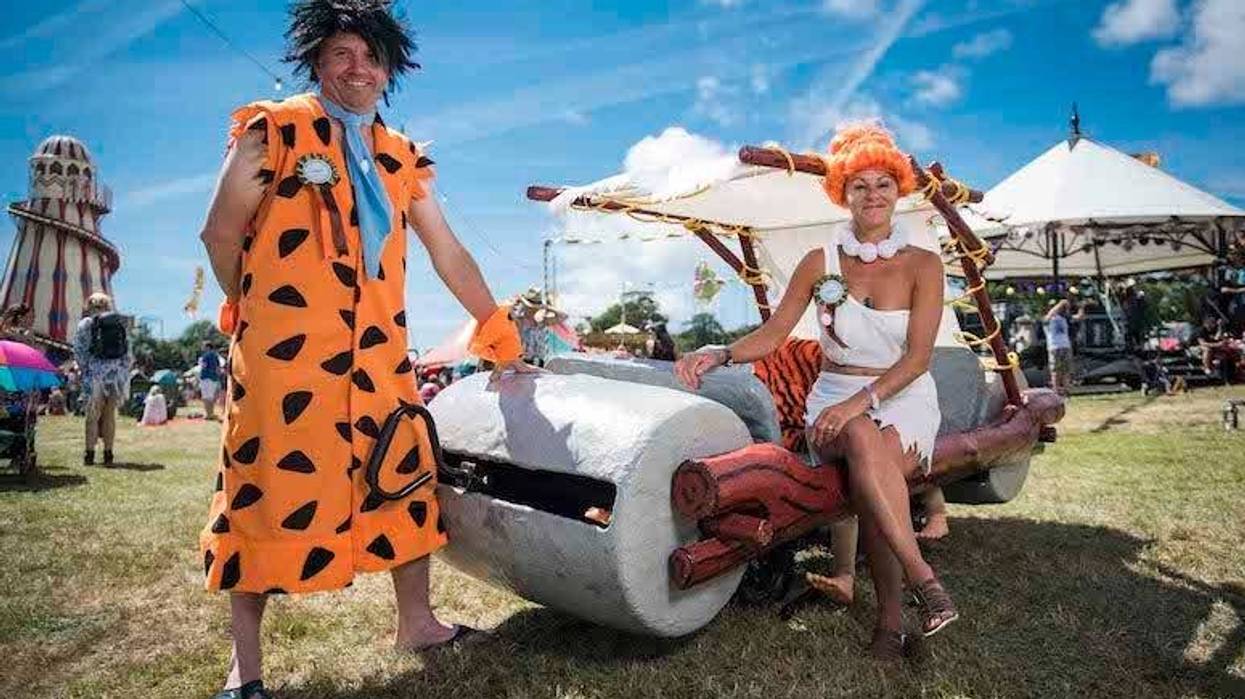 The Flintstones, Costumes, Festival Music, Outdoors, Flintstone Mobile, Fred Flintstone, Wilma Flintstone