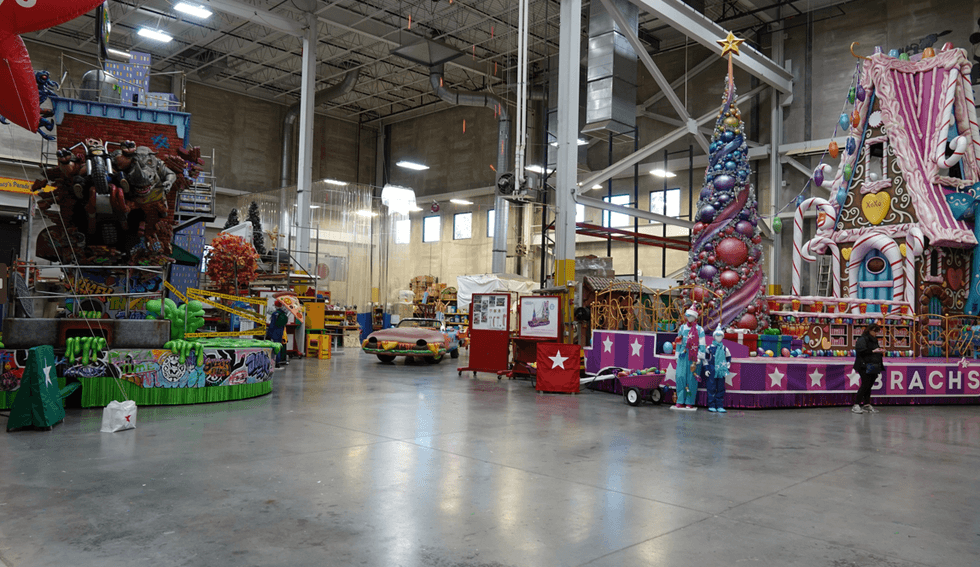 The floats will debut on Nov. 23 during the 97th Macy