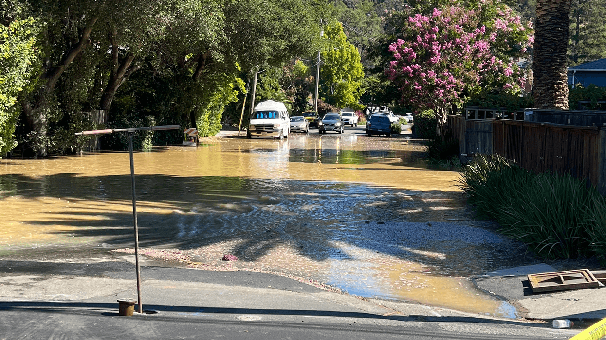 The flooding began around 9:30 a.m. on Thursday.