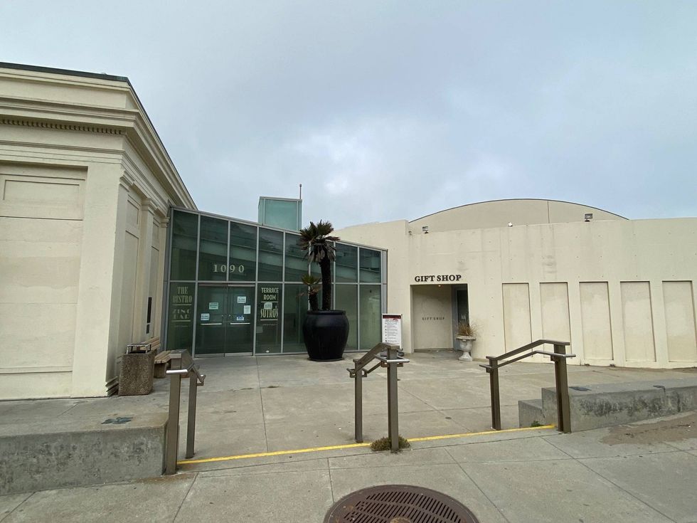 The former Cliff House site at Lands End.