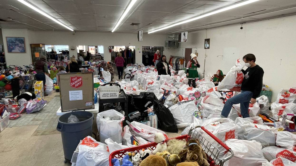 The former Salvation Army thrift store at 316 W. Animas St. in Farmington was used as the staging area for the nonprofit's toy distribution as part of its Angel Tree program. Fmn Toys 1221 4