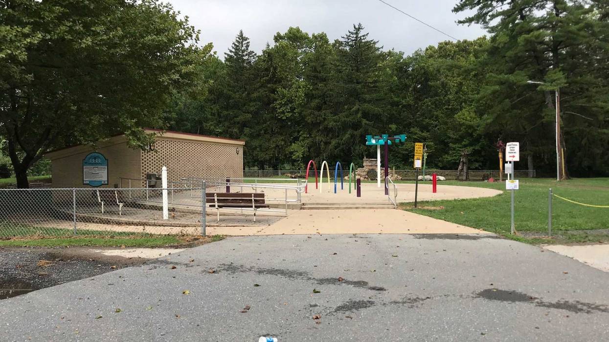 The Fountain of Youth spray park in Pottstown would normally be filled with the sound of kids playing, but instead it’s silent.