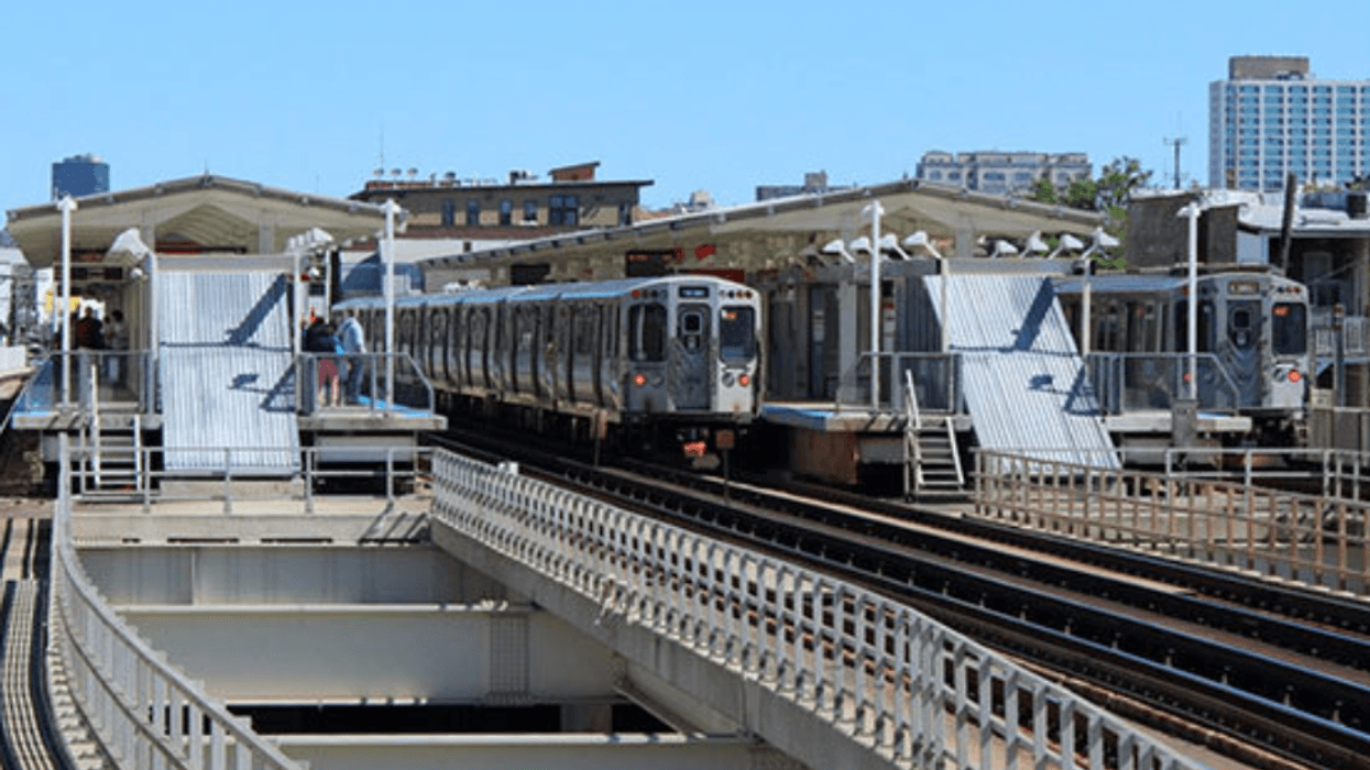 The Fullerton CTA Station.