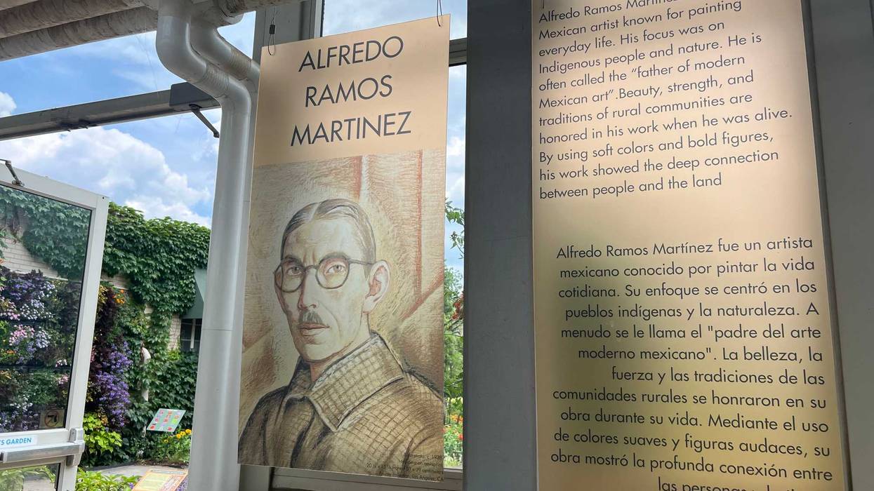 The Garfield Park Conservatory's latest "Artist’s Garden Flower Show" is inspired by Alfredo Ramos Martínez. It's open now through September 14.