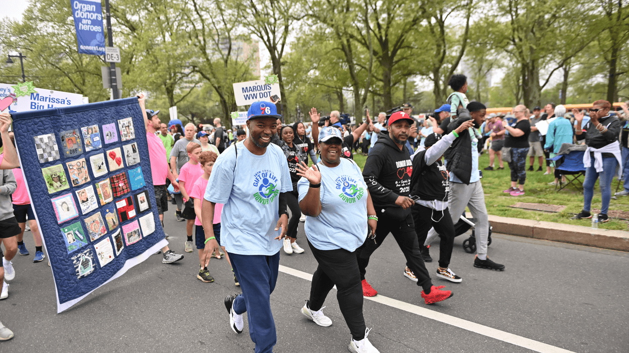 The Gift of Life Donor Dash was Sunday at the Philadelphia Navy Yard.
