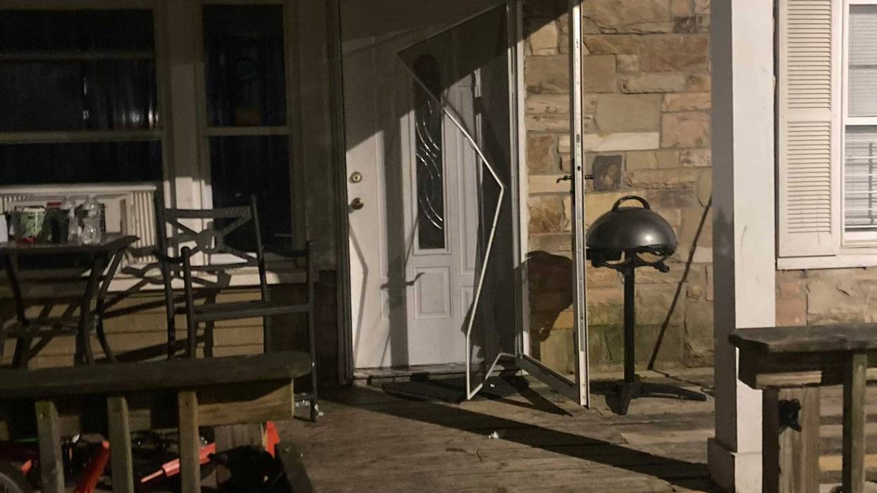 The girl was struck in her home Tuesday night when a bullet came through the wall from a neighboring unit