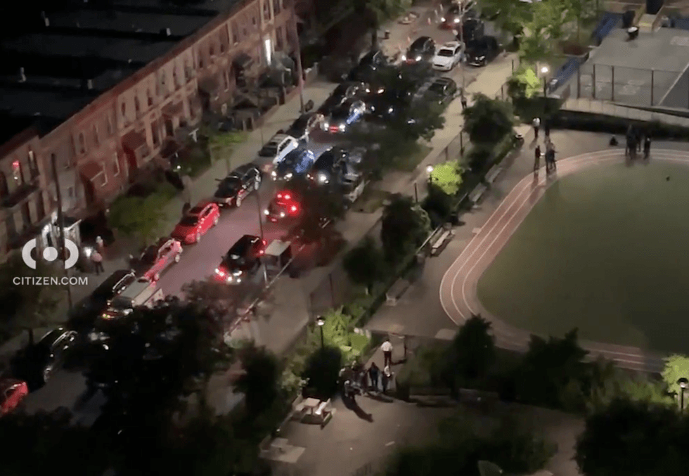 The girls were playing in a field when they were shot, police said