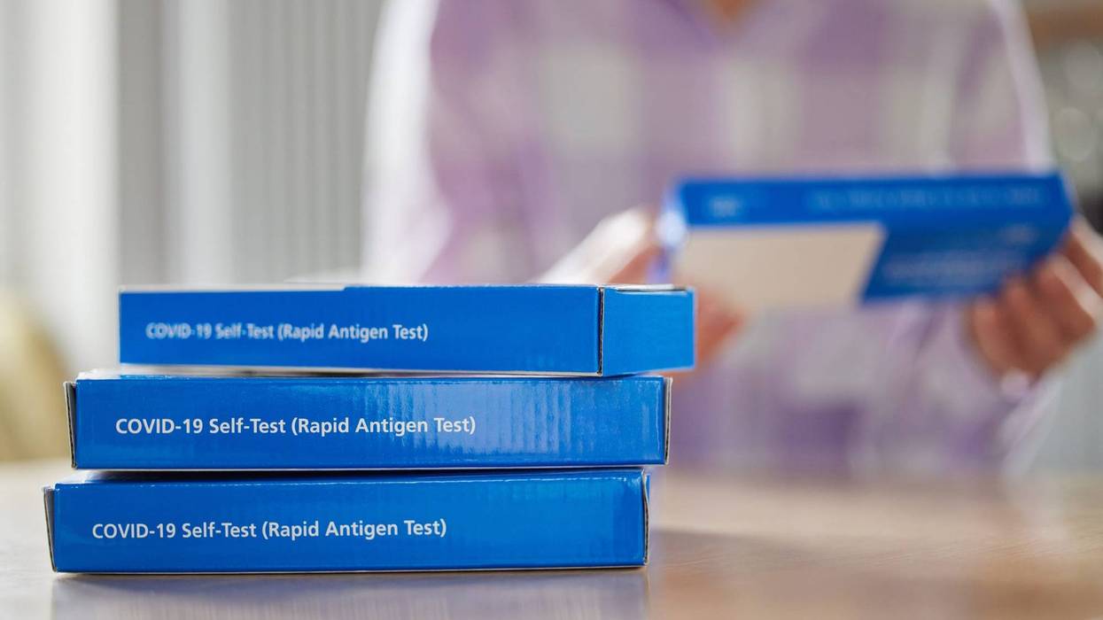 The government has launched a website to send out free tests to residents, but a major problem is blocking access to people who live in multi-family buildings.