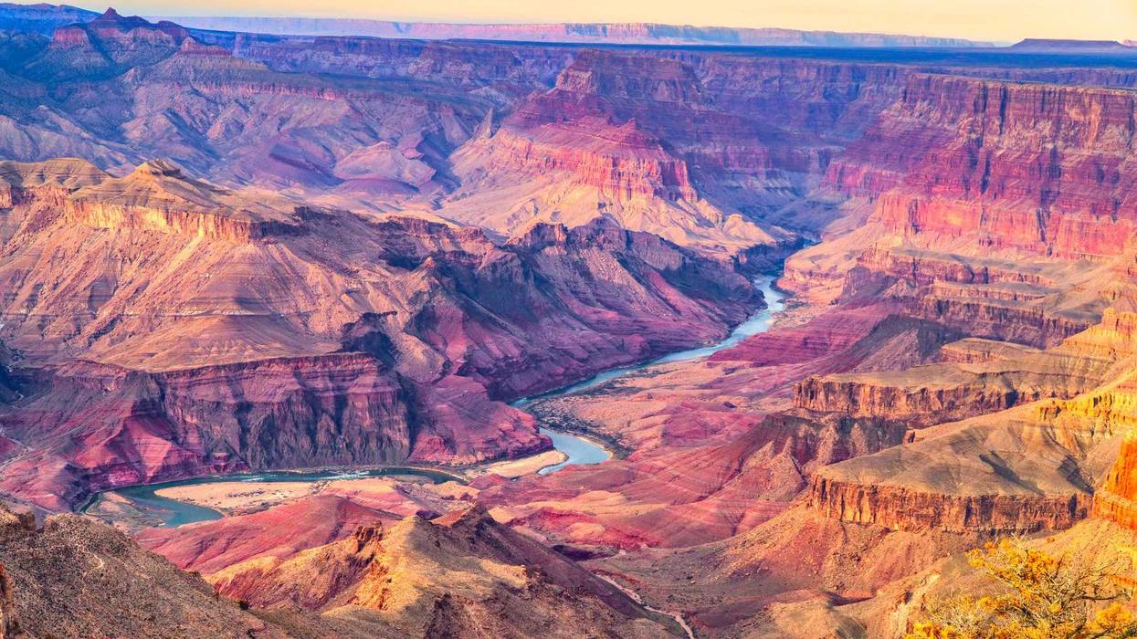 The Grand Canyon in Arizona.