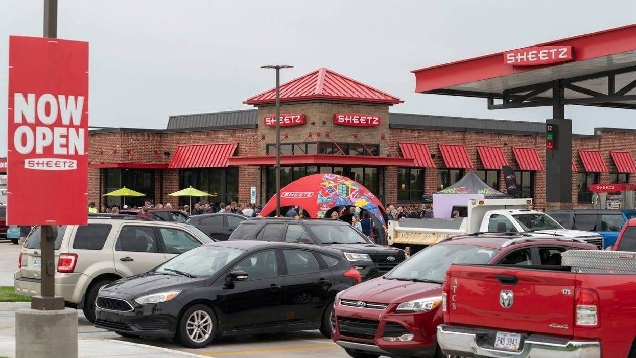 The grand opening and ribbon cutting for the first Sheetz store in Michigan