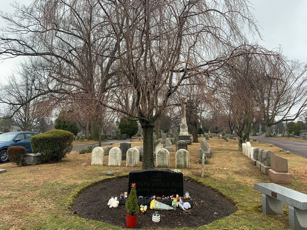 The grave of Joseph Zarelli, whose identity was released Thursday after being discovered by Philadelphia police in February 1957.