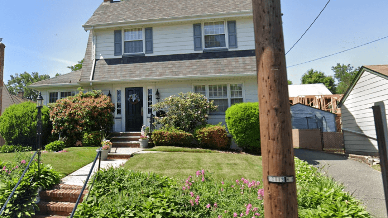 The Hasbrouck Heights, NJ house where authorities allege a man murdered his wife Friday night, then staged a robbery to show the police.