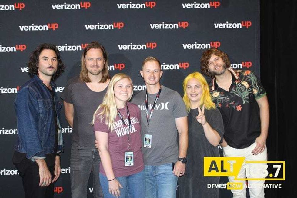 The Head And The Heart Meet And Greet At The Verizon Artist Lounge At ALT 103.7 Studios