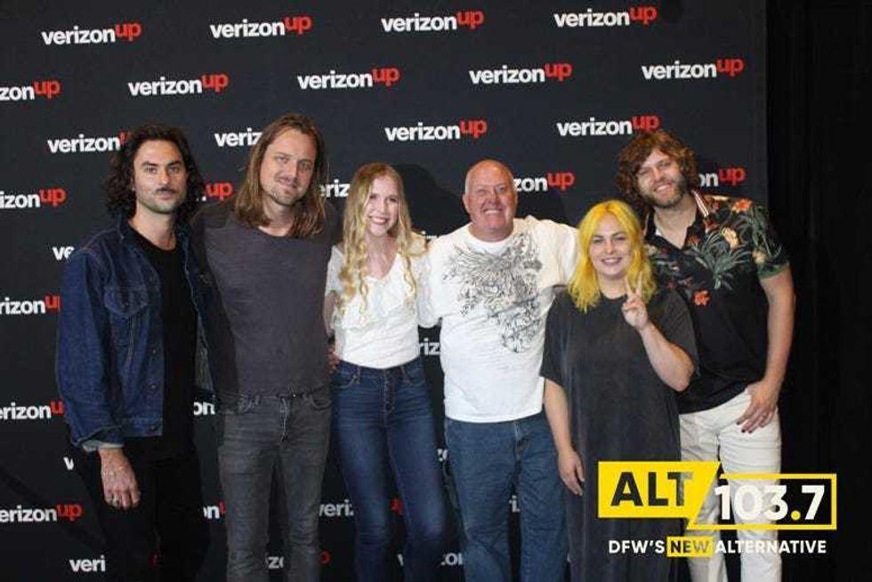 The Head And The Heart Meet And Greet At The Verizon Artist Lounge At ALT 103.7 Studios