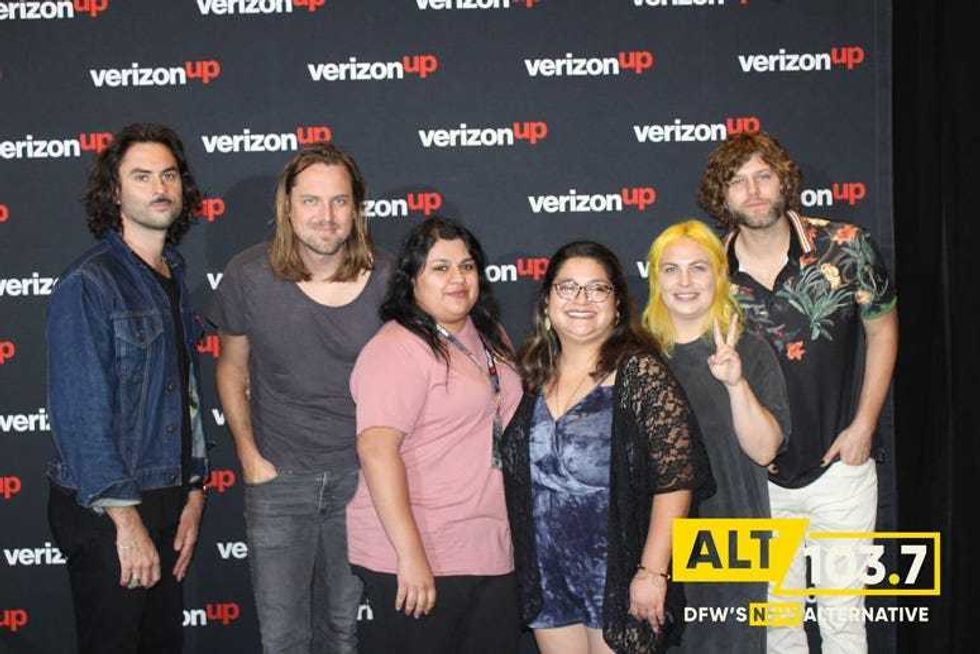 The Head And The Heart Meet And Greet At The Verizon Artist Lounge At ALT 103.7 Studios