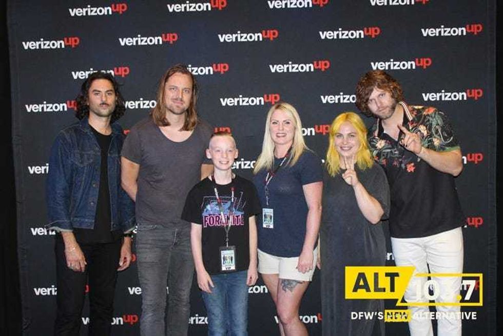 The Head And The Heart Meet And Greet At The Verizon Artist Lounge At ALT 103.7 Studios