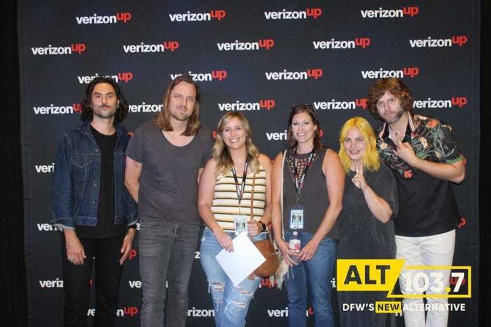 The Head And The Heart Meet And Greet At The Verizon Artist Lounge At ALT 103.7 Studios