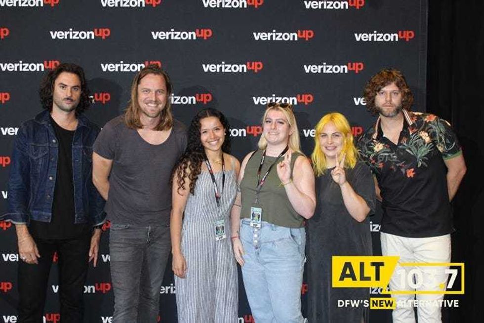 The Head And The Heart Meet And Greet At The Verizon Artist Lounge At ALT 103.7 Studios