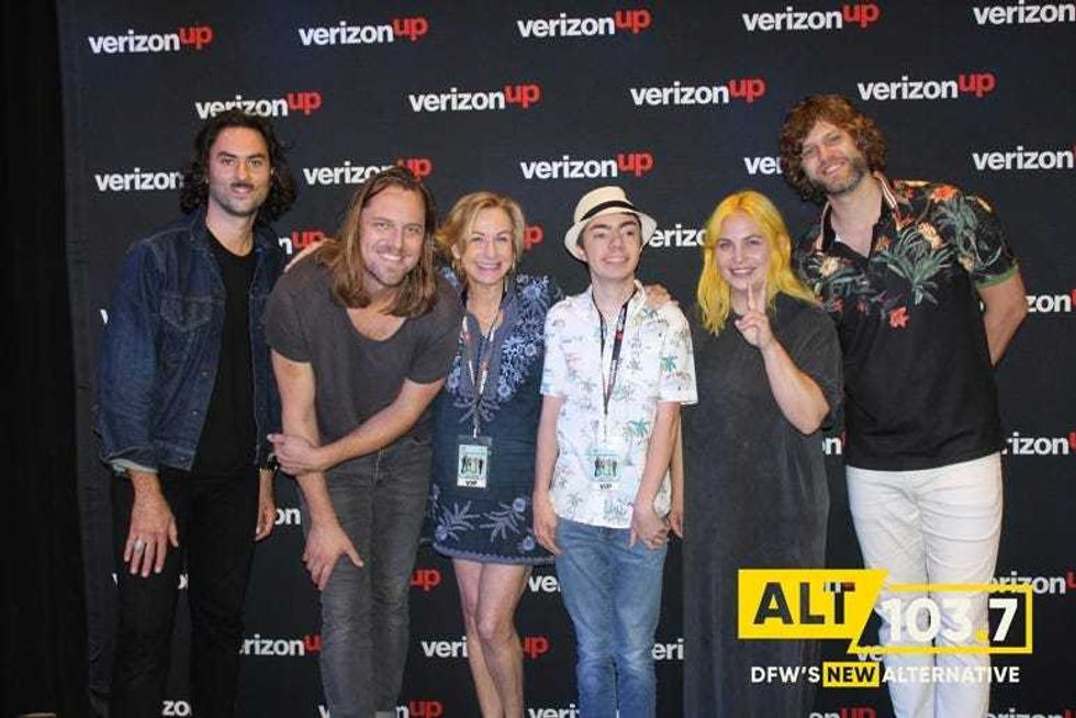 The Head And The Heart Meet And Greet At The Verizon Artist Lounge At ALT 103.7 Studios