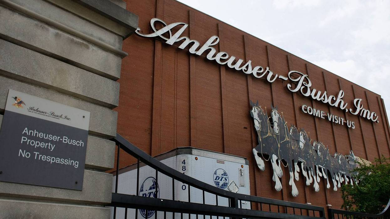 The headquarters of Anheuser-Busch is seen June 26, 2008 in St. Louis, Missouri