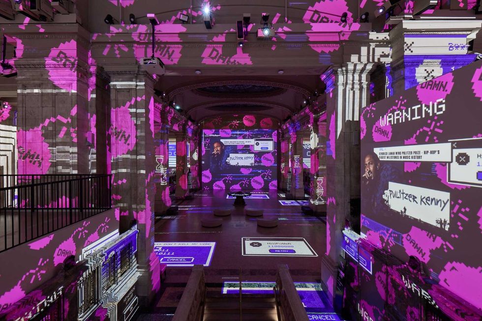 The "Hip Hop Til Infinity" immersive experience.