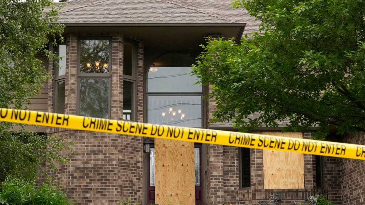 The home of Minnesota state Rep. Melissa Hortman is seen Sunday, June 15, 2025, in Brooklyn Park, Minn.