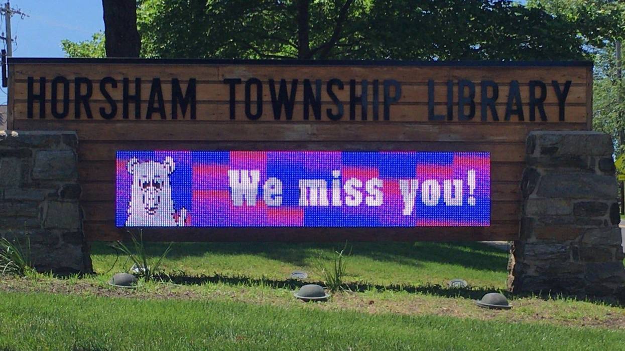 The Horsham Township Library has resumed operations and welcomed back staff, but patrons are still not allowed inside.
