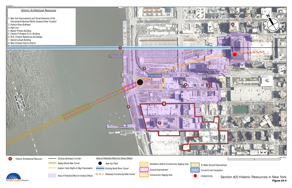 The Hudson Tunnel Project in Manhattan