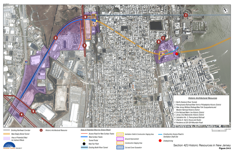 The Hudson Tunnel Project in New Jersey