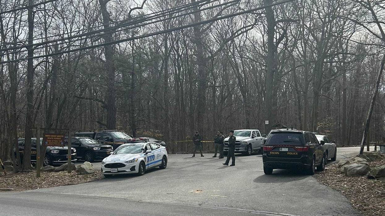 The human hand was found Thursday at North Mount Loretto State Forest on Staten Island. Police closed off the parking lot Friday