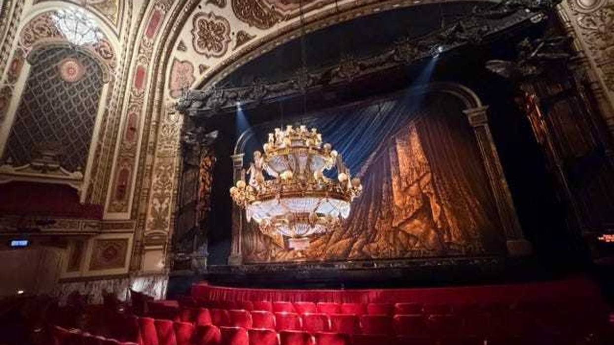 The iconic chandelier from "The Phantom of the Opera"