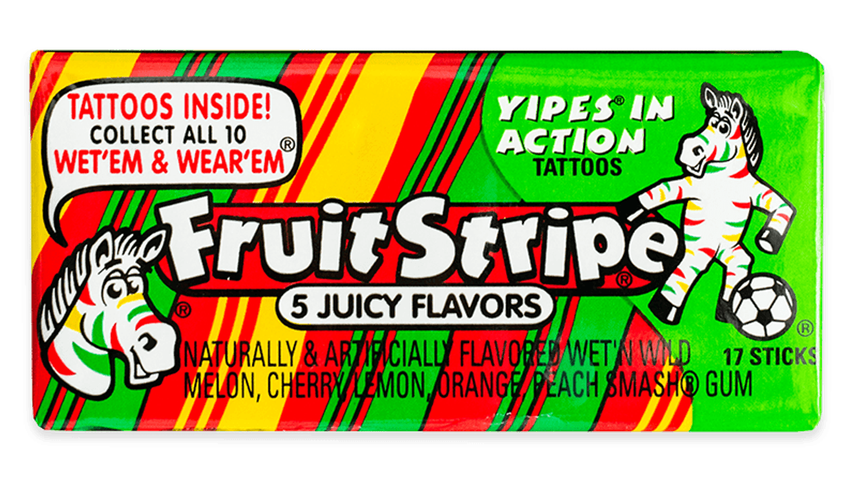 The iconic gum Fruit Stripe has been discontinued after more than 50 years