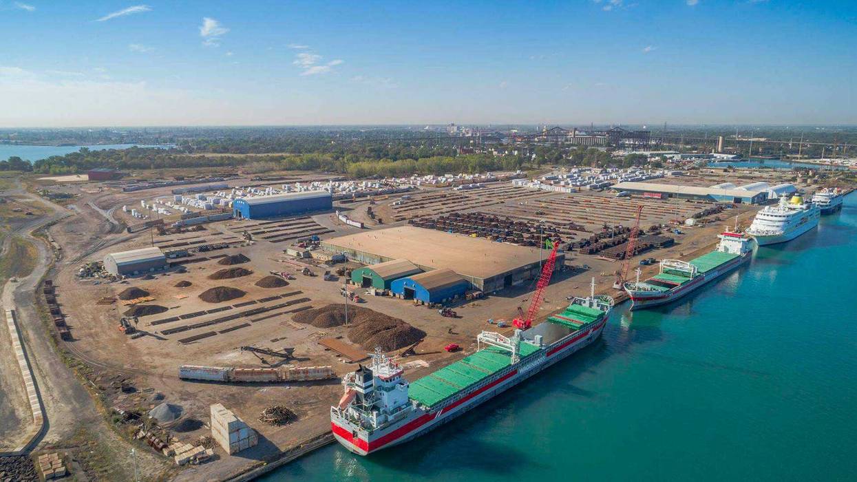 The Illinois International Port on Chicago's Far South side.