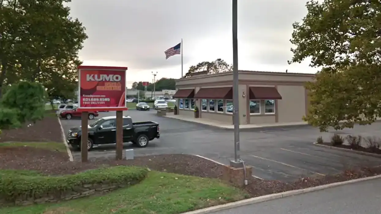 The incident happened at Kumo Sushi & Steakhouse on Nesconset Highway in Stony Brook on Saturday afternoon.