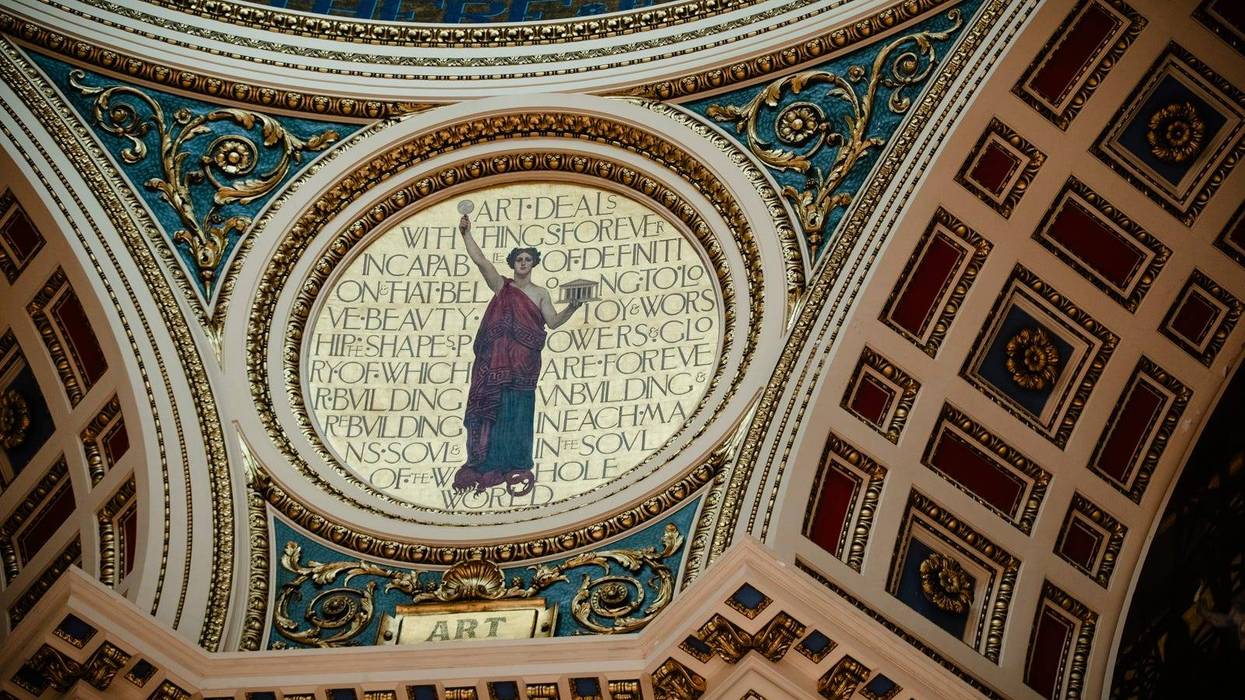 The interior of the Pennsylvania Capitol in Harrisburg.