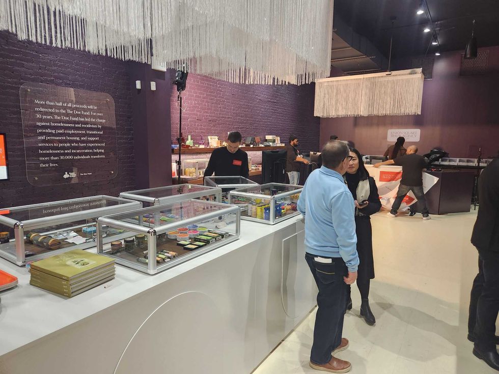 The interior of USTA.