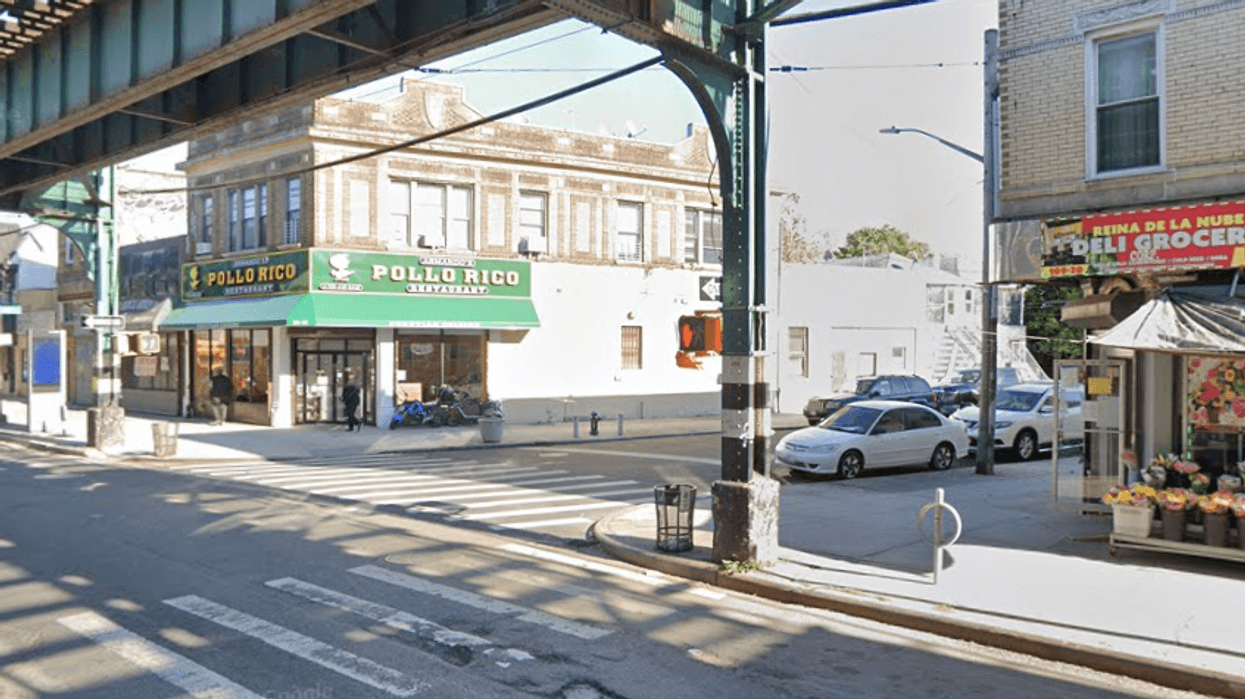 The intersection of 110th Street and Jamaica Avenue, near where a man was fatally shot on Saturday.