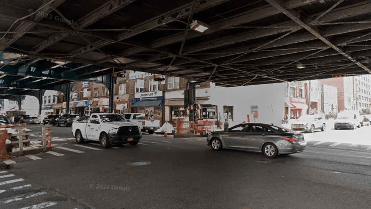 The intersection of 69th Street and Roosevelt Avenue, near where a 55-year-old man was stabbed to death on Monday.
