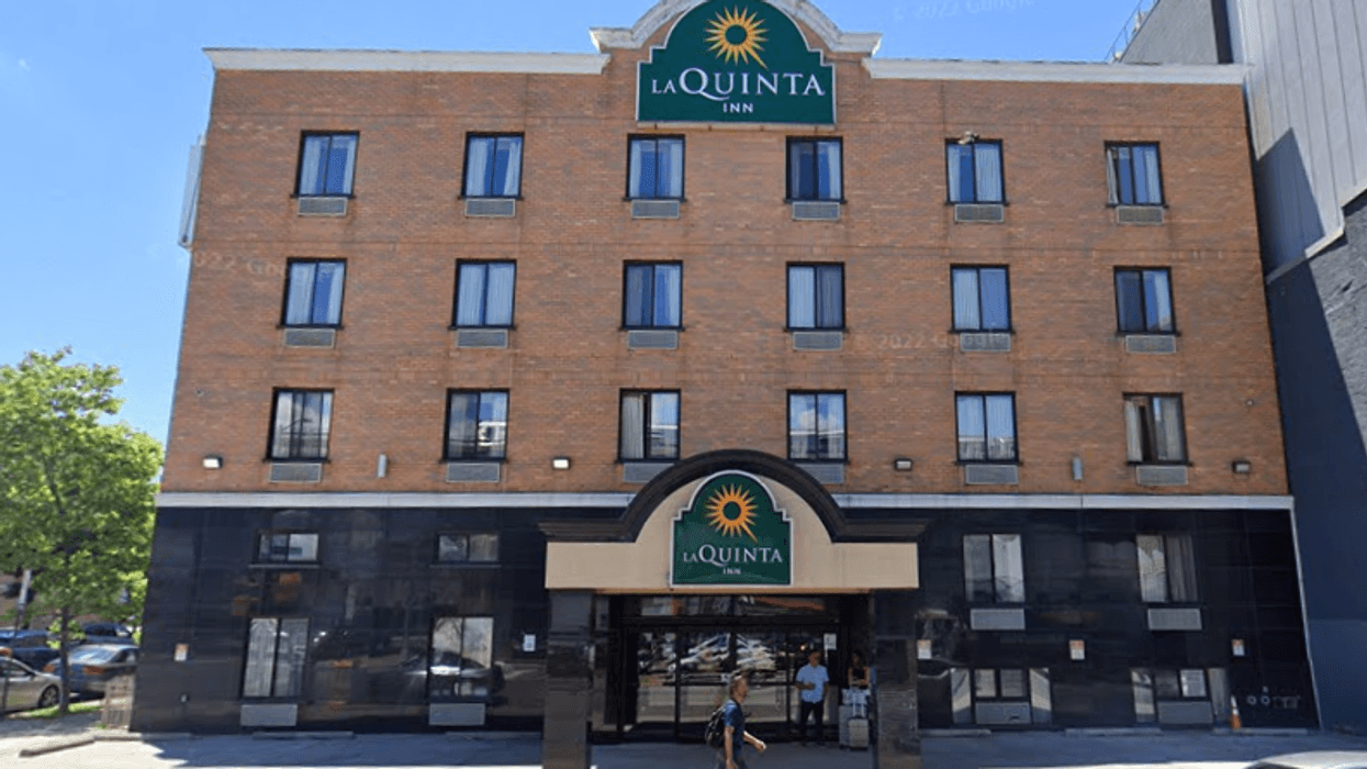 The La Quinta Inn in Queens where three underage girls were forced into prostitution.
