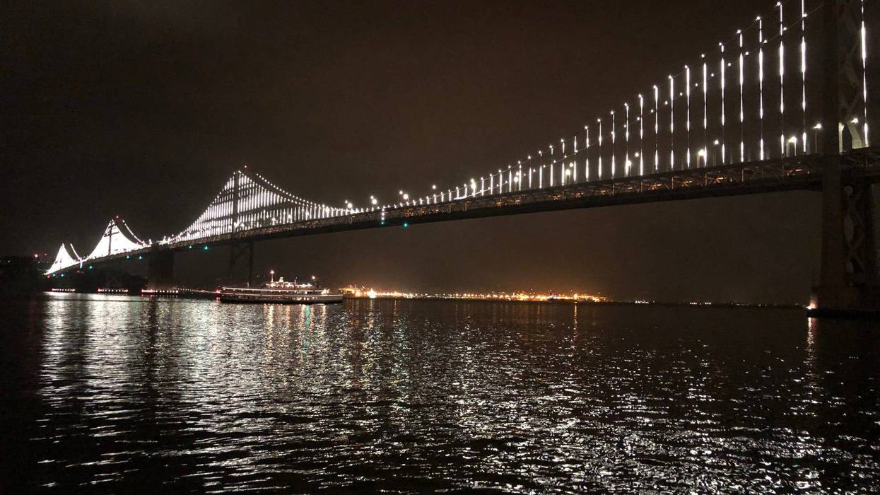 The LED lights that have been up there came off the shelf and although they did well, they’re failing now.